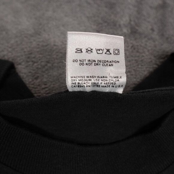 VTG Cam Neely Shirt Mens Large Black Face Off Bruins Signature Fruit Loom Flag - Picture 5 of 14